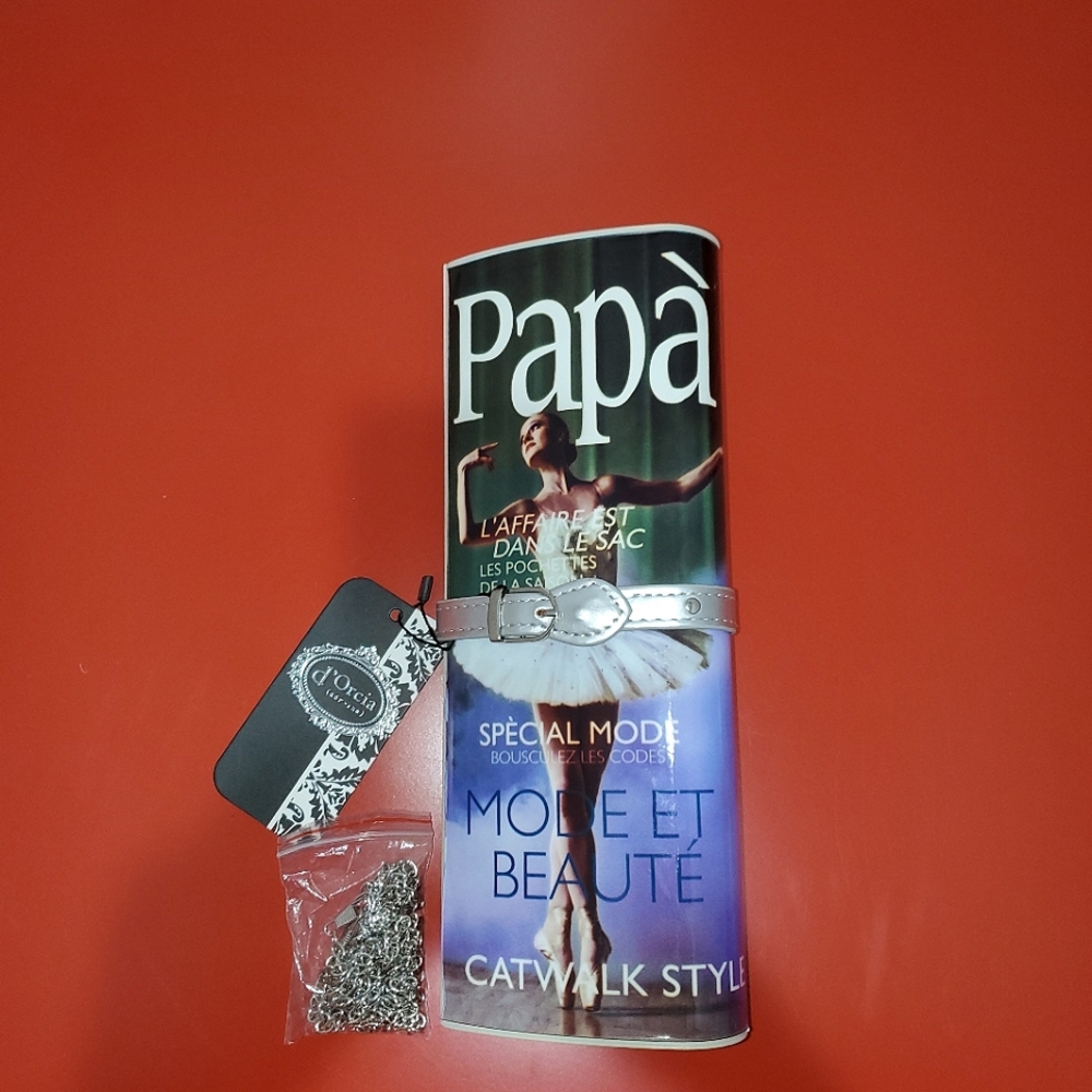 New Women's Designer Plastic Hard Shell Clutch With Long Shoulder Chain